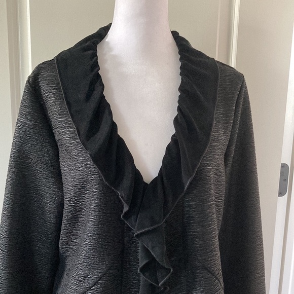 Chico’s large 12 blazer black - Picture 7 of 12